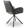 BARI FSC2308 поворотный стул с обивкой экокожей