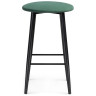 Барные табуреты Гангток катания изумруд / черный матовый