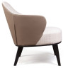 Лаунж-кресла LESLIE LESLIE кресло для отдыха с комбинированной обивкой