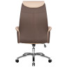 DOBRIN LEONARD компьютерное кресло с с обивкой экокожей, цвет коричнево-бежевый
