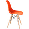 Стулья Стул обеденный DOBRIN DSW, ножки светлый бук, цвет оранжевый (O-02)