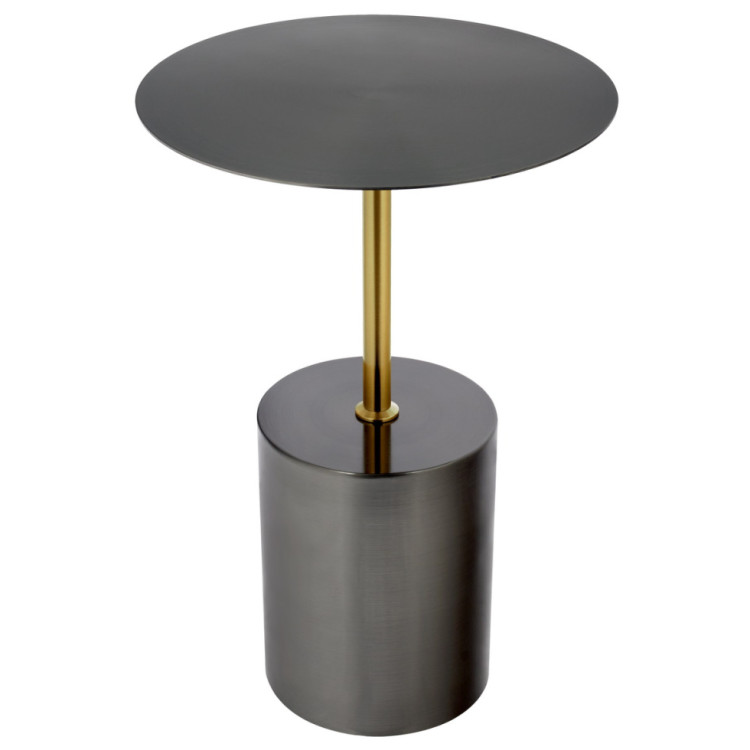 Столы Кофейный столик Solid диам.40см x 58см, чёрный, металл