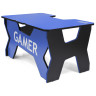 Игровой компьютерный стол GENERIC COMFORT GAMER2 синий / черный