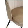 Стулья на металлокаркасе Penelopa beige / light beige / black / gold