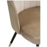 Стулья на металлокаркасе Penelopa beige / light beige / black / gold