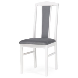 обеденные стулья с высокой спинкой. ГРОДЖИН серый / белый Стул кухонный