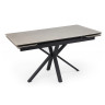 Керамические столы Старлайт 120(180)х80 carmen light grey / черный
