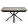 Керамические столы Старлайт 120(180)х80 carmen light grey / черный