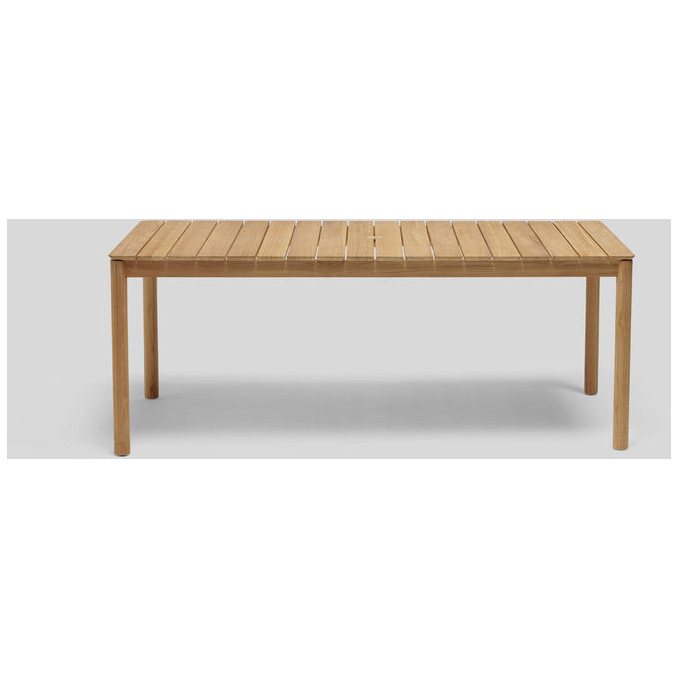 Обеденные столы для дачи Обеденный стол из тика BUNGALOW 194 см  Joygarden