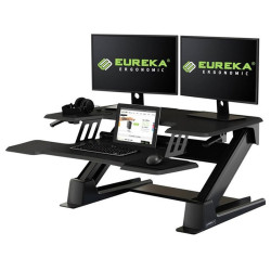 Подставка на компьютерный стол для работы стоя Eureka CV-PRO36B, чёрный