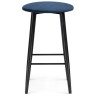 Барные табуреты Гангток темно-синий / черный матовый