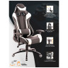 EVERPROF LOTUS S6 компьютерное кресло для геймеров с обивкой экокожей, цавет белый
