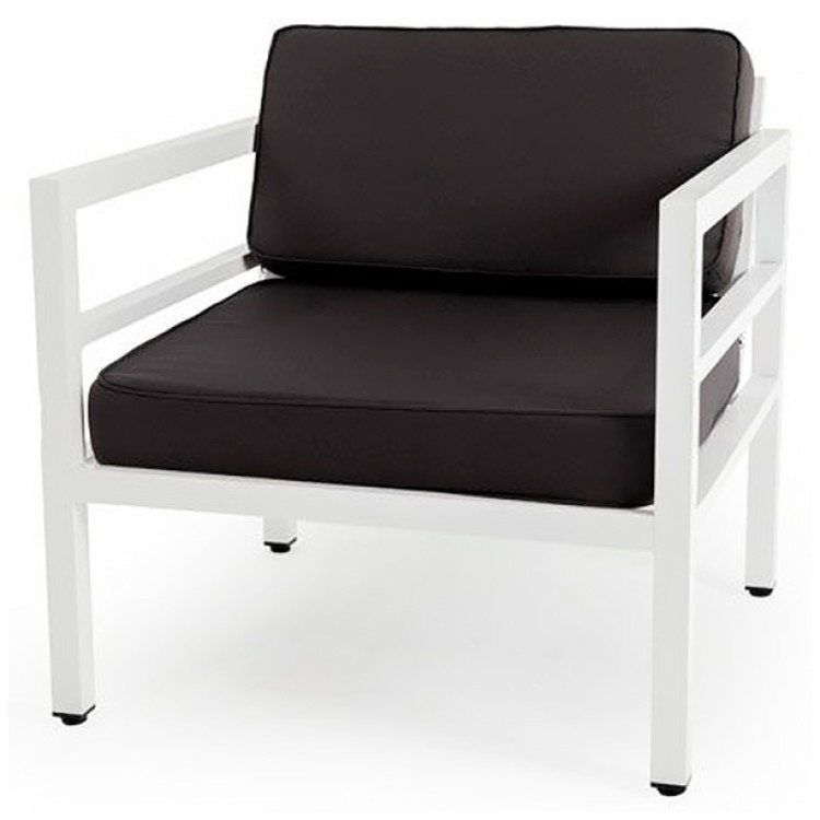 ЭСТЕЛЬЯ EST-A-001 садовое лаунж-кресло для дачи на каркасе из алюминия