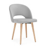 Деревянные стулья Курбис светло-серый (zd 960) / светлое дерево