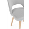 Деревянные стулья Курбис светло-серый (zd 960) / светлое дерево