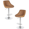 Барные стулья и табуреты Набор 2 шт Стул барный DOBRIN LOGAN, мокко