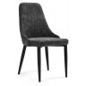 Стулья на металлокаркасе Kora black / dark gray