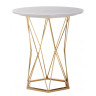 Деревянные столы Melan white / gold