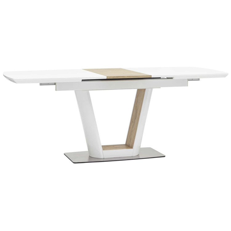 Обеденные (кухонные) столы обеденный Атланта раскладной 160-200*90 белый