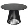 Керамические столы Terni 120 керамика черный мрамор матовый matt black marble solid ceramic / черный