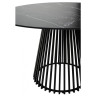 Керамические столы Terni 120 керамика черный мрамор матовый matt black marble solid ceramic / черный