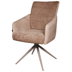 Стул-кресло JAN латте с подлокотниками