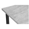 Деревянные столы Лота Лофт 140 25 мм бетон / черный матовый