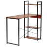 Столы Стол письменный с полками Frame 100x45x110см лофт, чёрный