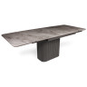 GABEN 140 обеденный стол с керамической столешницей, цвет керамика Perlato Cream / антрацит 