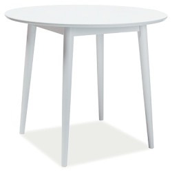 Стол обеденный Signal LARSON 90 (белый)