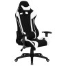 Import.categories_DOBRIN Кресло игровое DOBRIN DALLAS, черно-белая ткань