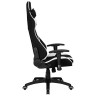 Import.categories_DOBRIN Кресло игровое DOBRIN DALLAS, черно-белая ткань