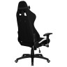 Import.categories_DOBRIN Кресло игровое DOBRIN DALLAS, черно-белая ткань