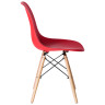 Стулья Стул обеденный DOBRIN DSW, ножки светлый бук, цвет красный (R-02)