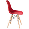 Стулья Стул обеденный DOBRIN DSW, ножки светлый бук, цвет красный (R-02)
