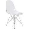 DOBRIN DSR CASPER стул обеденный, ножки хром, цвет прозрачный