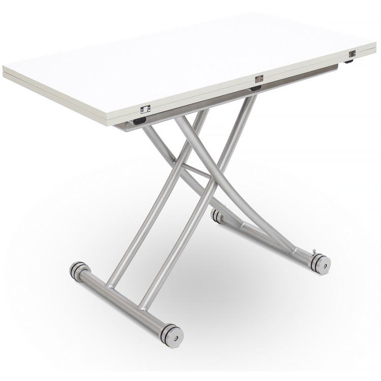 Стол-трансформер B2219-S-1 с регулировкой по высоте, цвет белый дуб