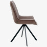 MOBIUS VERTEX удобный стул с подлокотниками с обивкой велюровой тканью