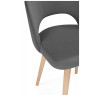 Деревянные стулья Курбис 360 темно-серый (zd 995) / светлое дерево