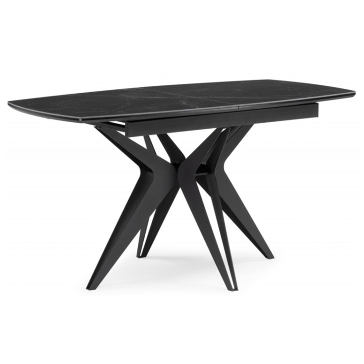 Керамический стол РИПОЛЬ 140(180)х80 черный мрамор shakespeare black / черный Керамический стол РИПОЛЬ 140(180)х80 черный мрамор shakespeare black / черный