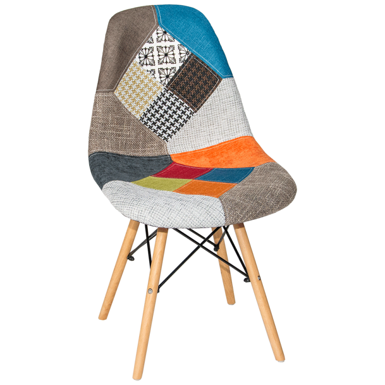 Стулья GH8078 Стул мягкий, пэчворк Классический, ткань, каркас бук