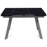 Керамические столы Стол раскладной Stone (120+30+30), керамика матовая Black Gold