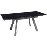 Керамические столы Стол раскладной Stone (120+30+30), керамика матовая Black Gold
