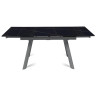 Керамические столы Стол раскладной Stone (120+30+30), керамика матовая Black Gold