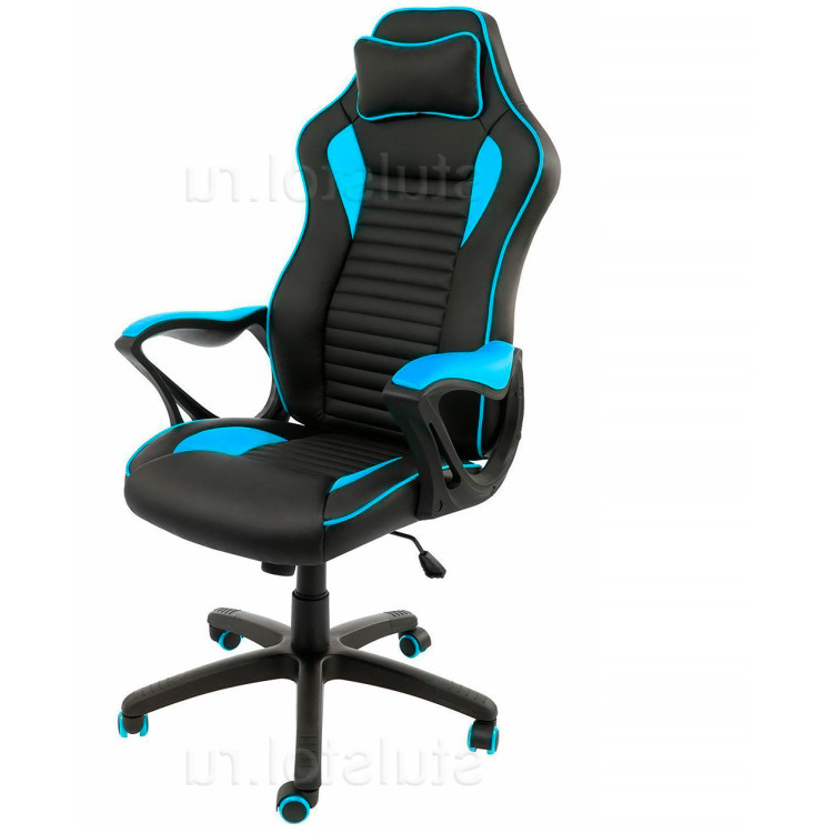 Игровое компьютерное кресло для геймеров LEON с подголовником