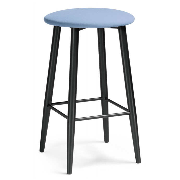 Барные табуреты Гангток катания дасти блю / черный матовый