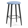 Барные табуреты Гангток катания дасти блю / черный матовый