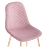 Стулья на металлокаркасе Dabl light purple/ gold