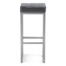 Барные табуреты Khurkroks серый полимер / светлый мусс