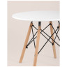 Обеденные (кухонные) столы Eames DSW детский белый, ножки массив бука